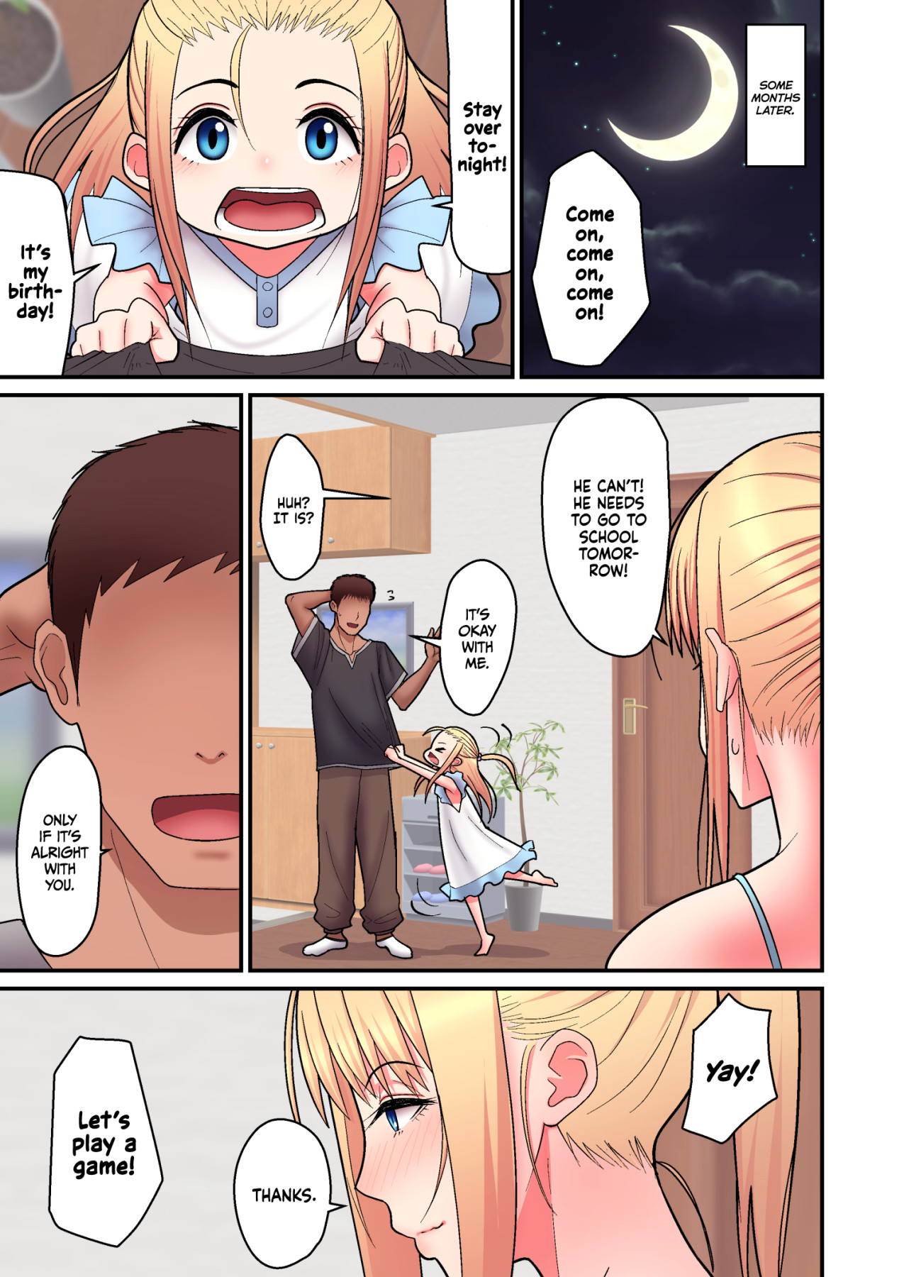 Hentai Manga Comic-Sweet Love With A Blonde, Single Mother-Read-11